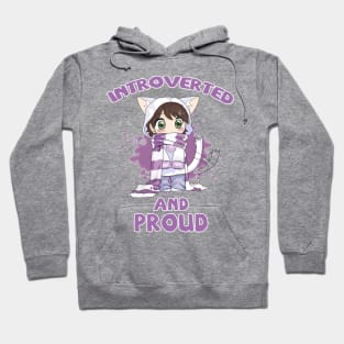 Funny Introvert Tshirt for Anime Chicks and geeks Tee Hoodie